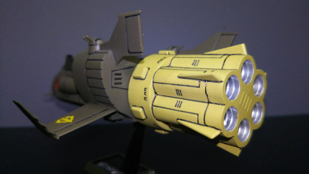 劇場版ガンダムⅡのラストシーンで宇宙に上がるホワイトベースを追いかける為に、ザンジバルにブースターを付けて乗り込むシャア。名シーン多いな哀・戦士。