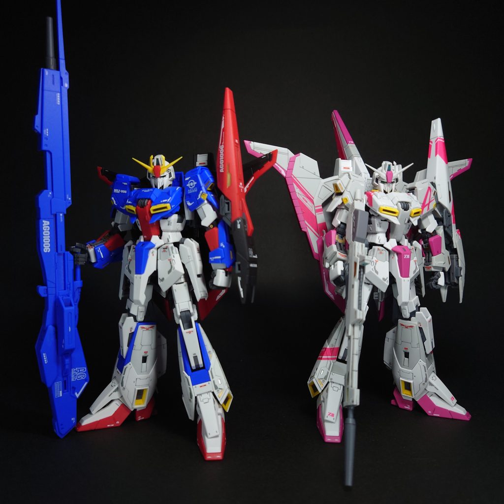 Zガンダムとのツーショット