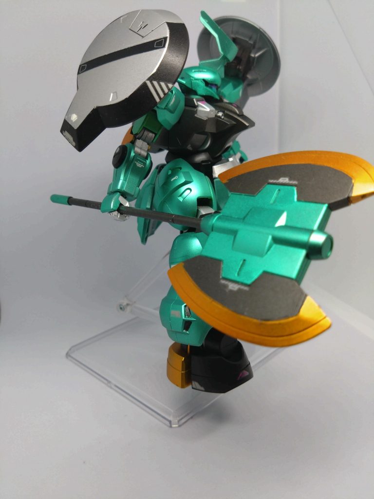 斧の塗り分けは苦労しました。