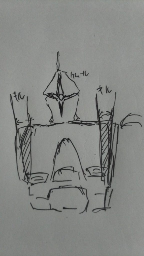 こんな感じで改造設計を考えてました。