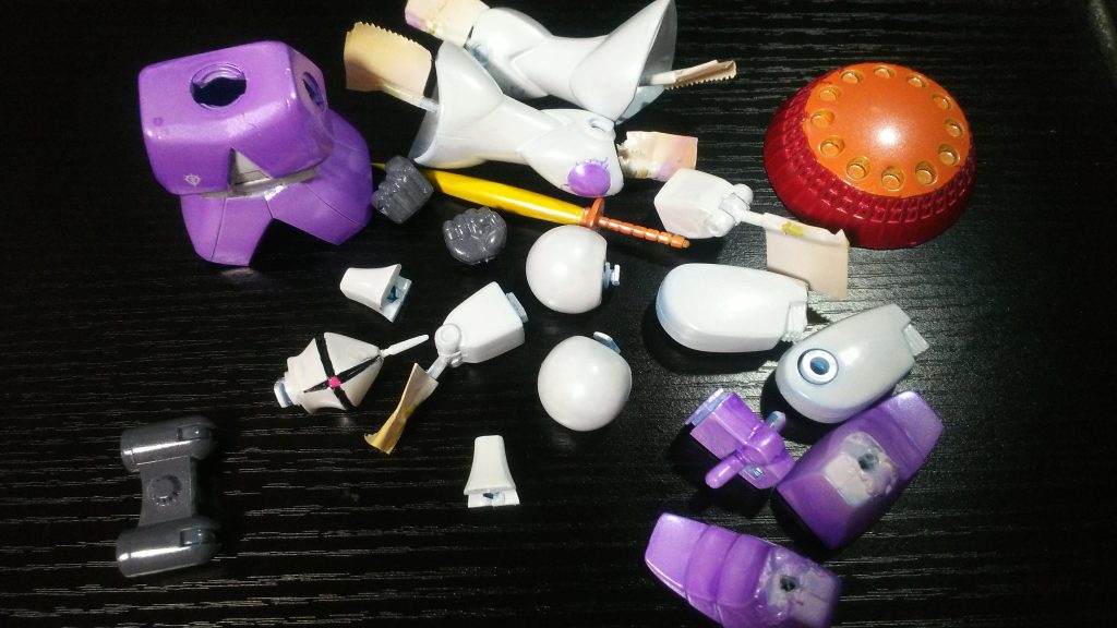 塗装完了です。あとは組み上げるだけ。