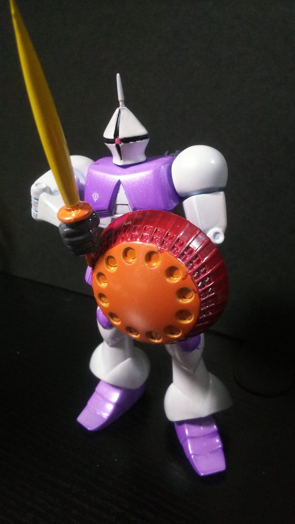 せっかく関節を作ったけど、安定しないので同じポーズです。