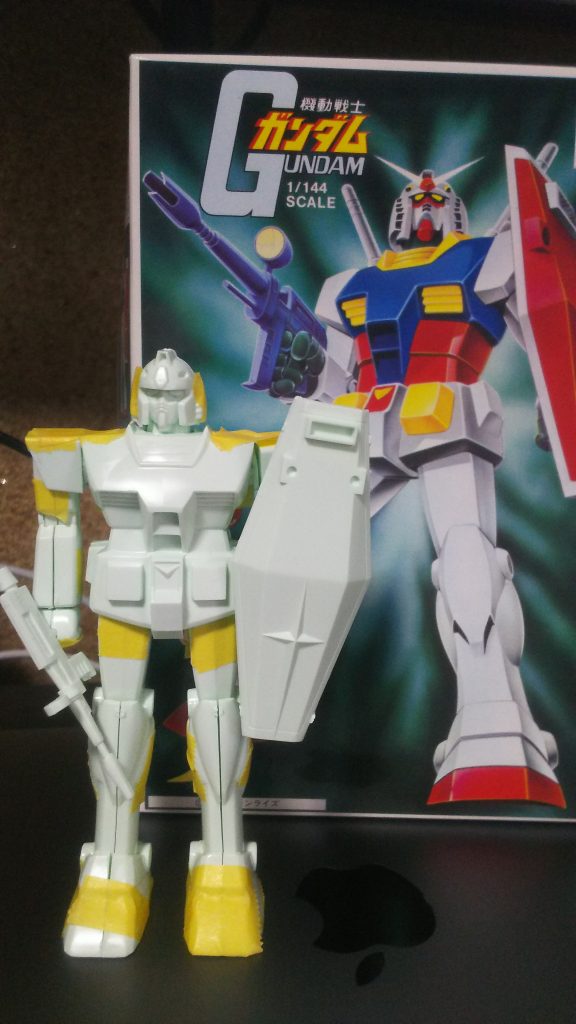 ガンダム(改造初チャレンジ版)–2枚目/制作者：あるとり