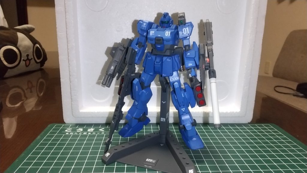 完成直後です。武装が盛れて一安心したところです。