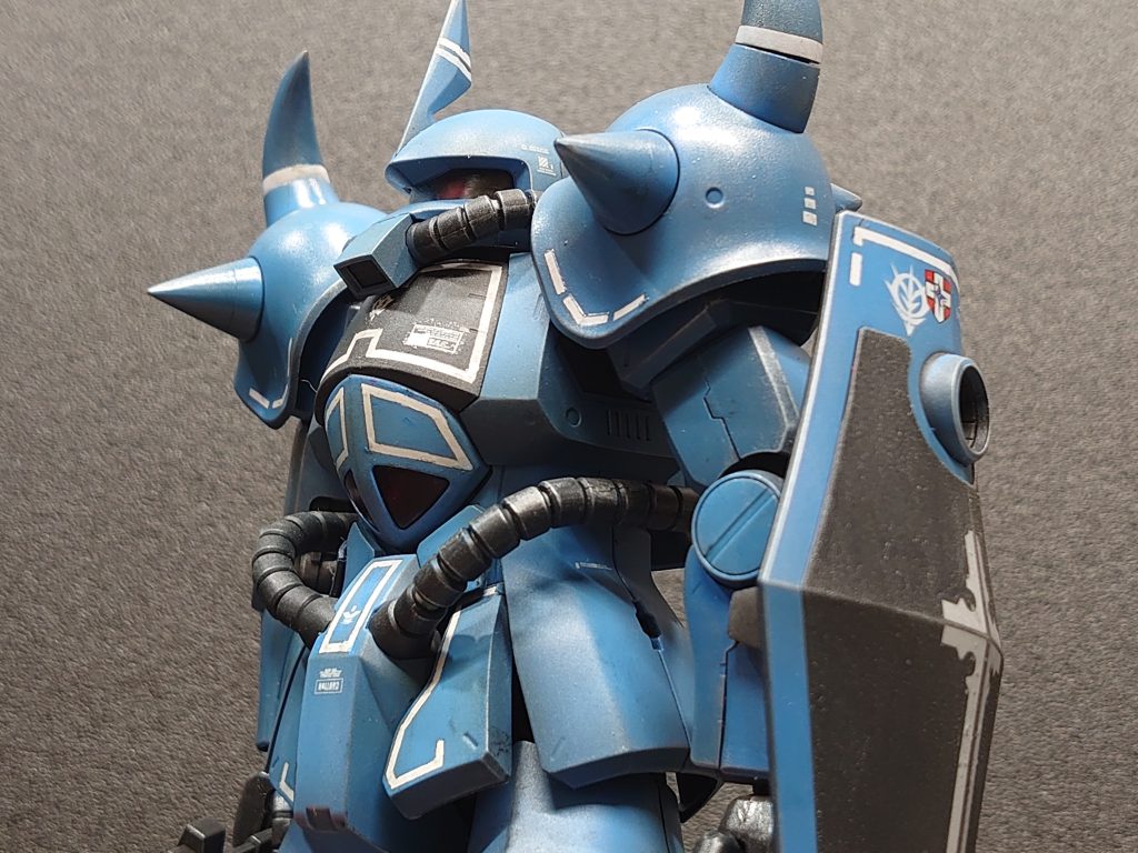 一応ウェザリングカラーのレイヤーバイオレットとシェードブルーでフイルタリングしました、深みが・・・でてると思いたいです。ウェザリングはドライブラシ中心に