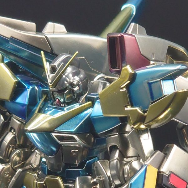 HG　V2アサルトバスターガンダム　メッキ調塗装