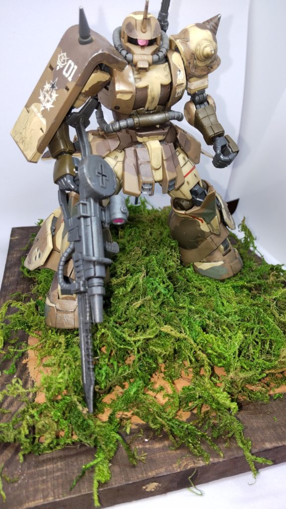 100均の製品でジオラマ風台座作成