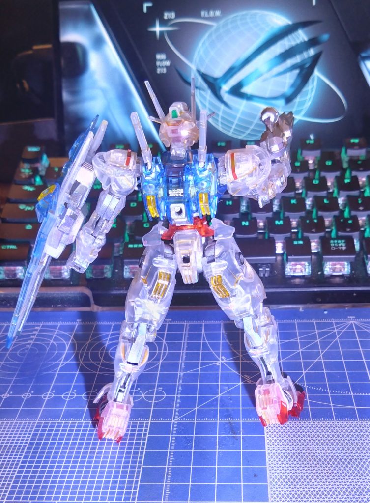 後ろから！！デカール頑張った！！小学生の時に訳がわからなかったトラウマは解消された！！若干剥がれたけど気にしない！！