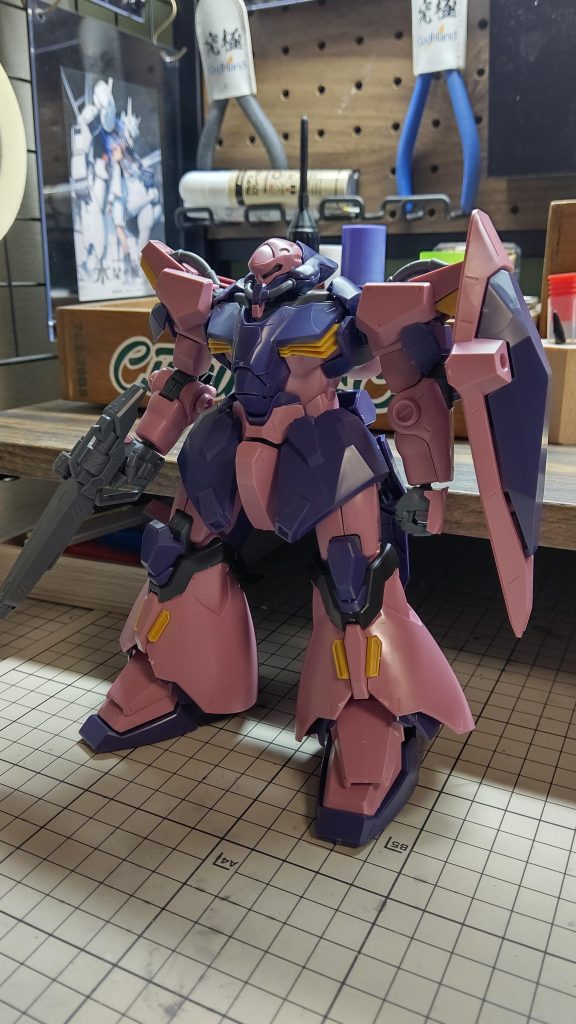 仮組み状態。作成期間は約１ヵ月程でした。