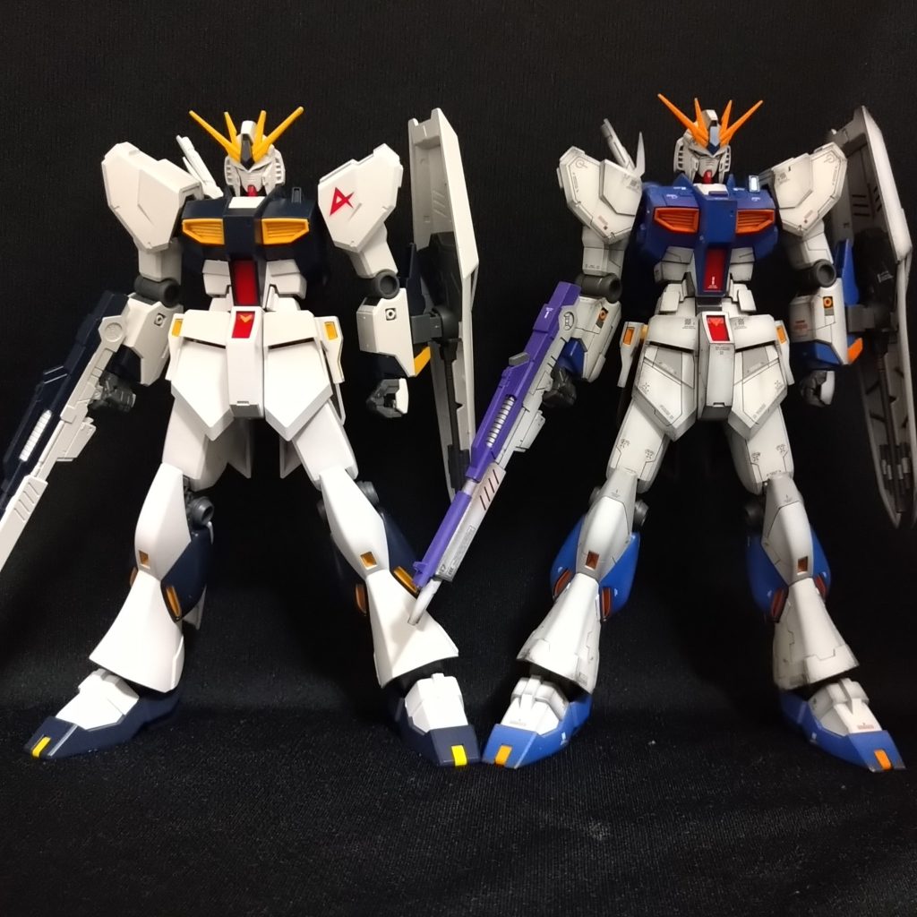 胴体以外のプロポーションはそのまんまです。でも塗装も合わせて、かなり印象操作できたんじゃないかな？汚しとグラデーションはお友達なのだ（持論）