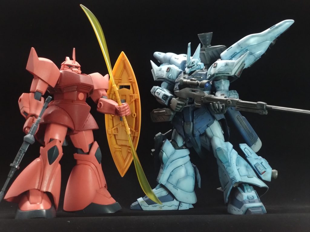 最後は妻の作ったシャアゲルと。