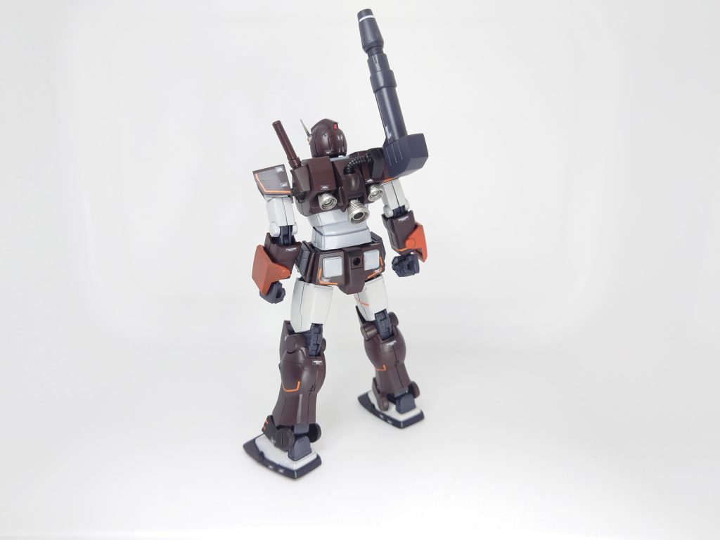 バーニアと胸部ダクトはスターブライトジュラルミンを初使用。良い感じのツヤ感