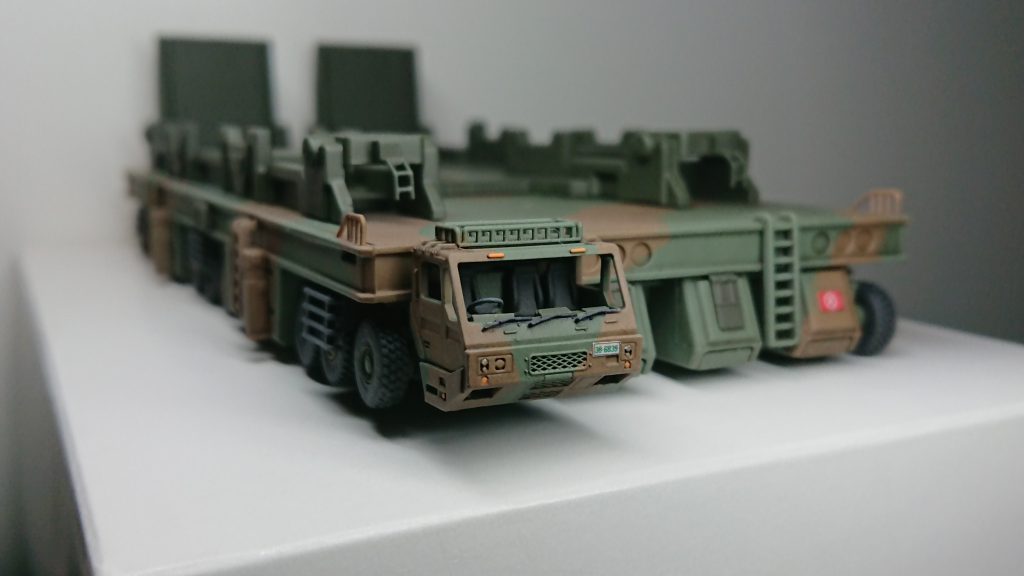 1/144 EXモデル 陸上自衛隊っぽいガンダム トレーラー–4枚目/制作者：@heigorou117