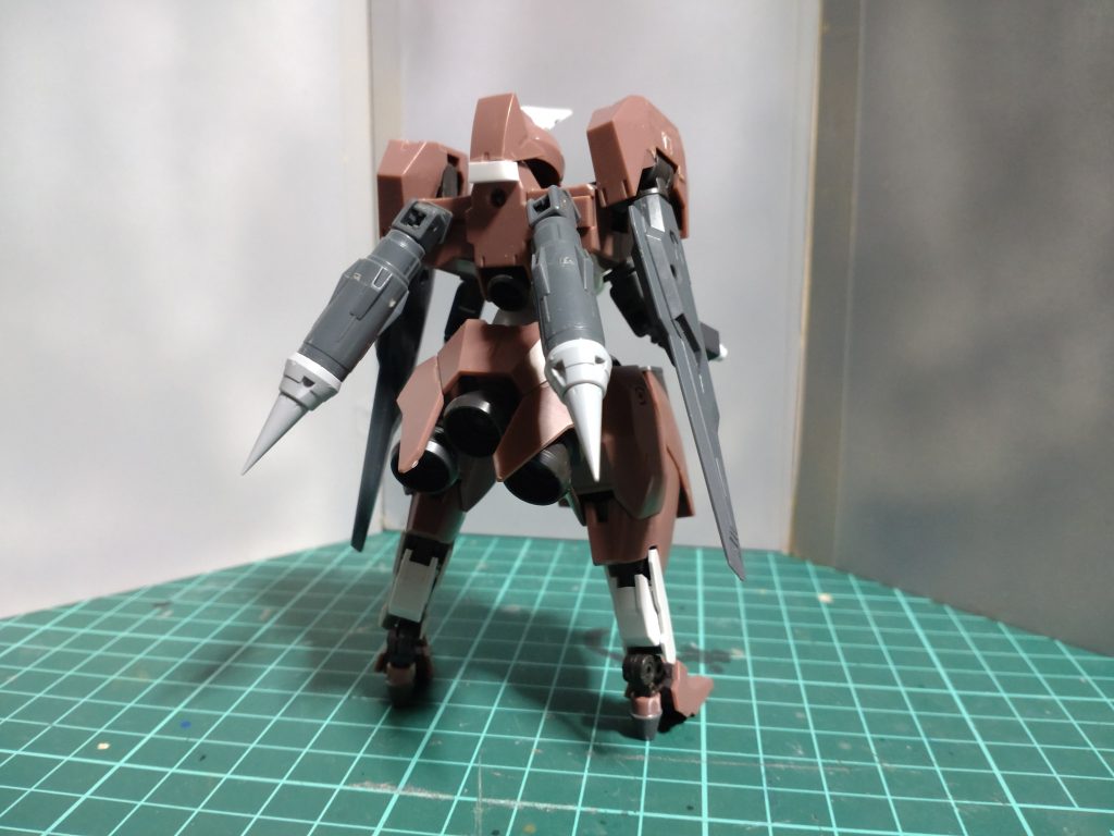 ガンビット取り付けと襟?の延長。