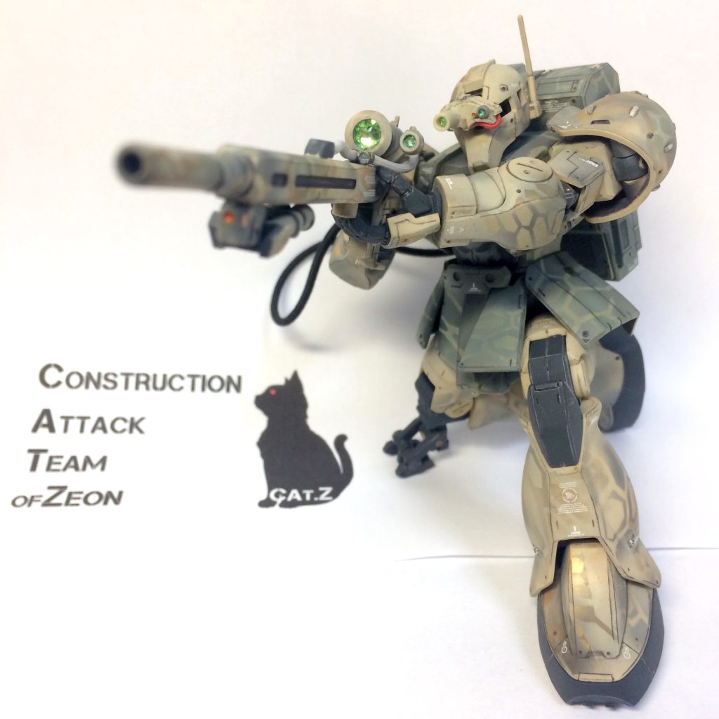 1/144 RG風　HGUC MS-05SC ザクⅠスナイパーカスタム–4枚目/制作者：茶家持