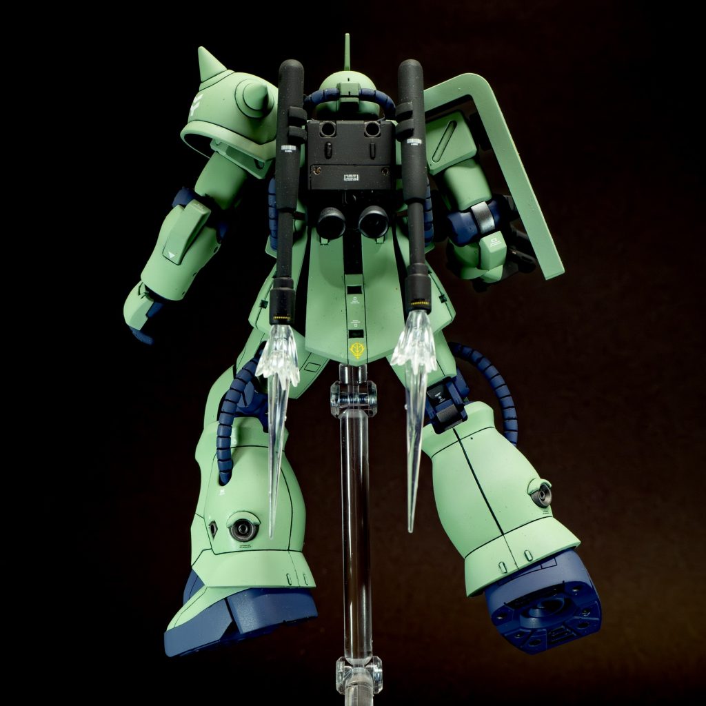 バーニアにエフェクトパーツを付けて、、、