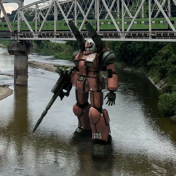 ガンキャノン in 大和川