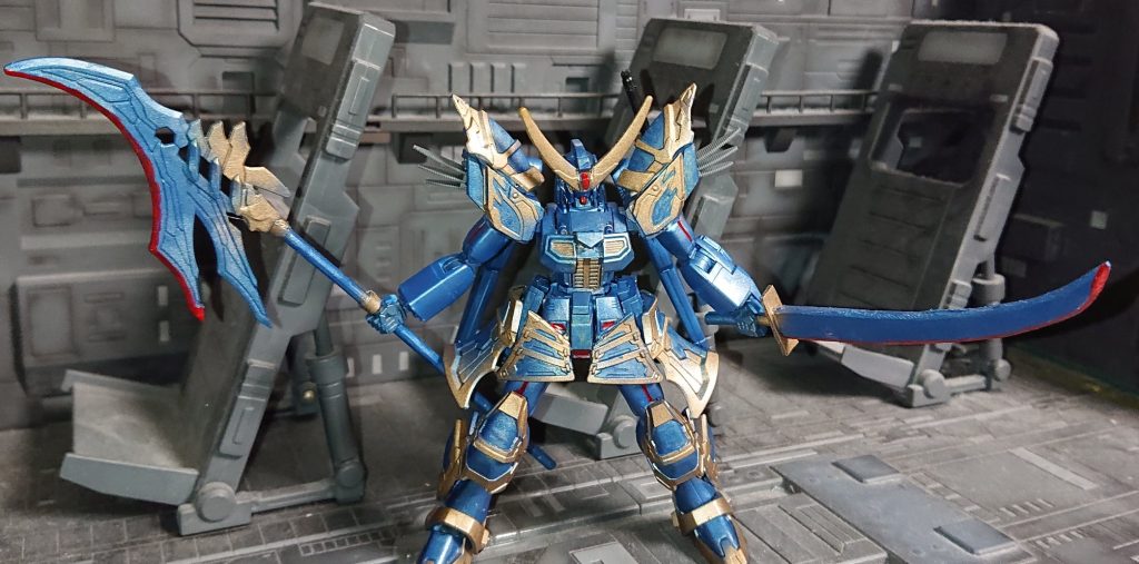 ﾌｫﾛﾜさんからF91武者化が見たいといわれSDのは入手が難しいので改造材料はまだ入手しやすい近年のSD系から