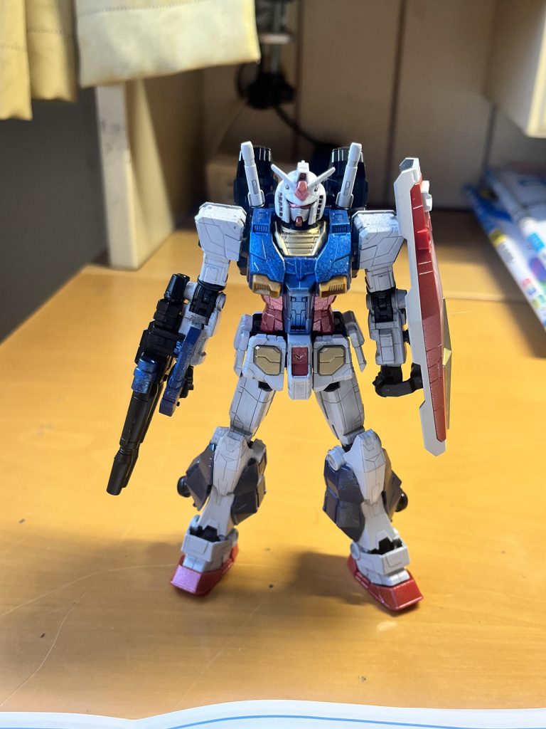 翌朝一気に組立。