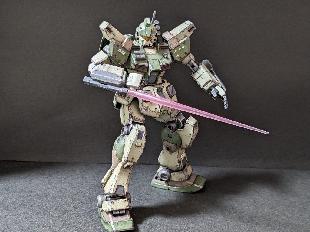 近接兵装。ビームサーベルは(格好良さを度外視すれば)手持ちではなく固定兵装にするのが合理的だろうとずっと考えています。