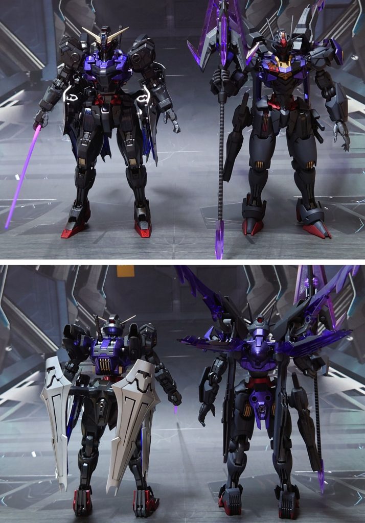 過去作“ガンダムキャリバン”との比較。