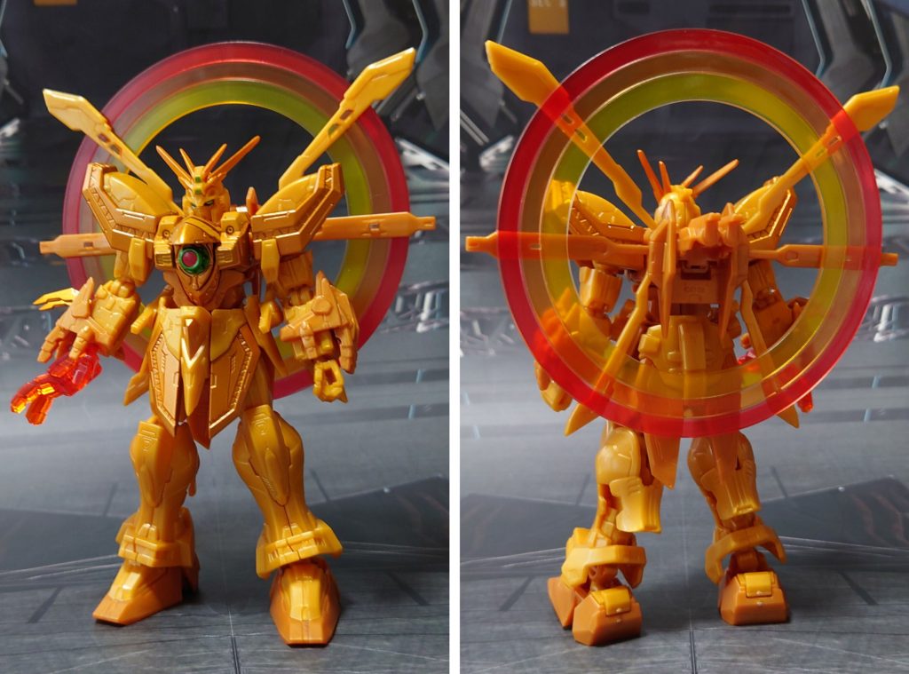 パーツを差し替えて、ハイパーモードの前後ろ。