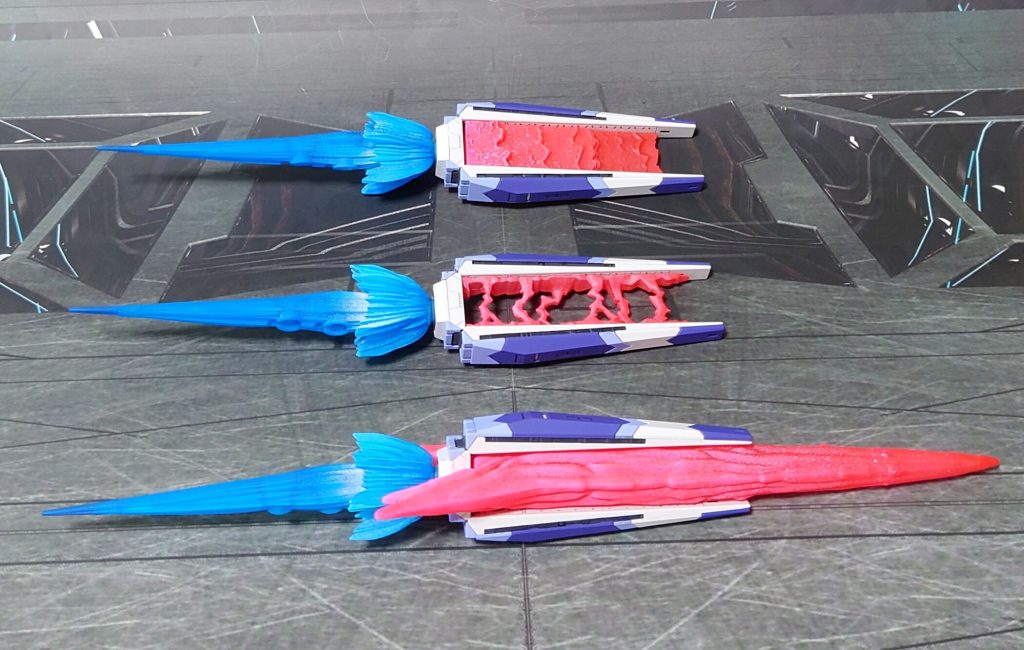 フィン・ファンネルに装着したところ。