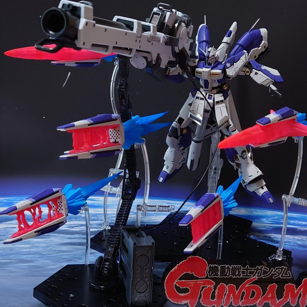 RG 1/144 Hi-νガンダム用 フィン・ファンネルエフェクト｜黒井 響介