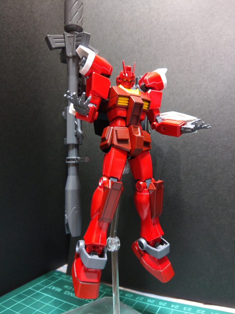 見切れていないverほぼ色違いにしただけなのでダクトもダクトのまま。元ネタよりも全体の火力等は落ちますねw