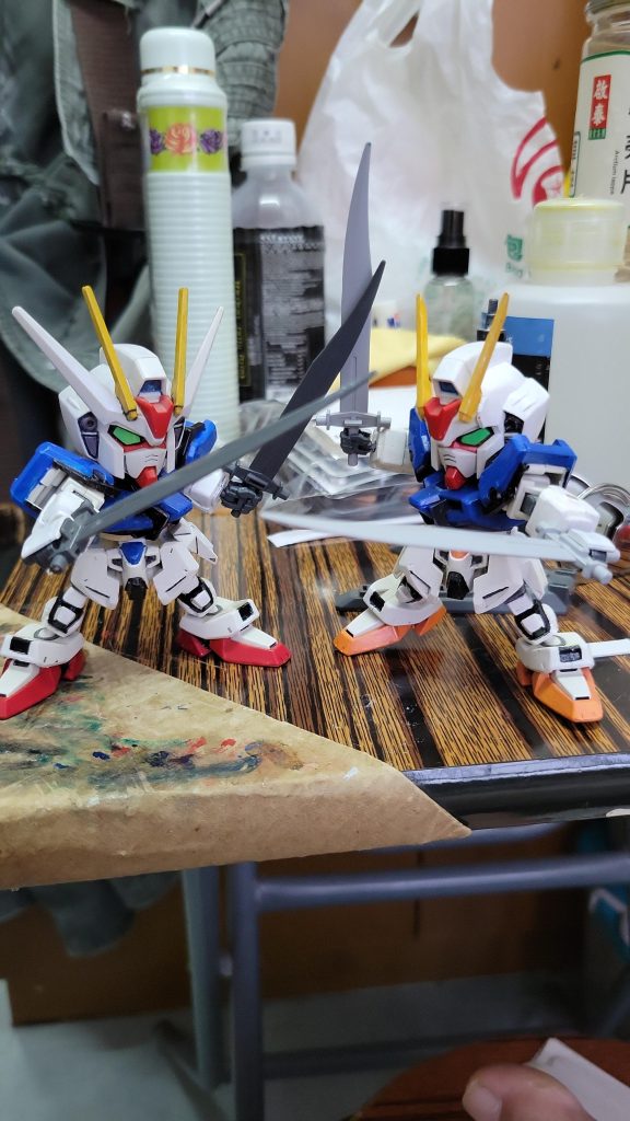 BB246改造 ストライクガンダム兄弟–2枚目/制作者：石頭三舊