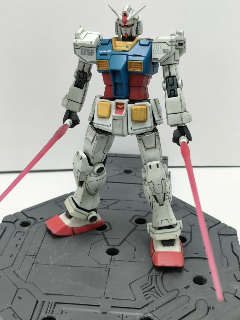 お決まりの二刀流。