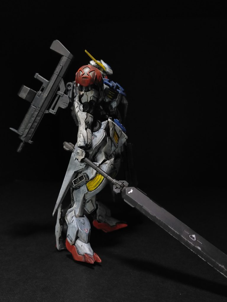 でもバルバトスにはメイスだよなと思いも捨てがたく。