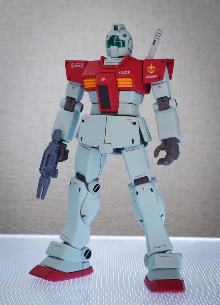 あとはMGの2.0を参考にちょこっとスジボリしました。スジボリ苦手なので普段掘り直し程度しかしないんですが、今回は頑張りました。上手に出来ました。