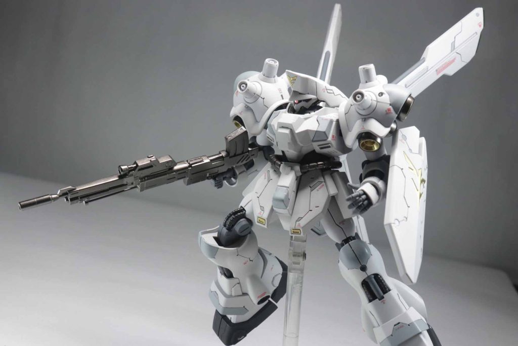 元のビームライフルがストックも長くて好みじゃ無かったので自作しました！