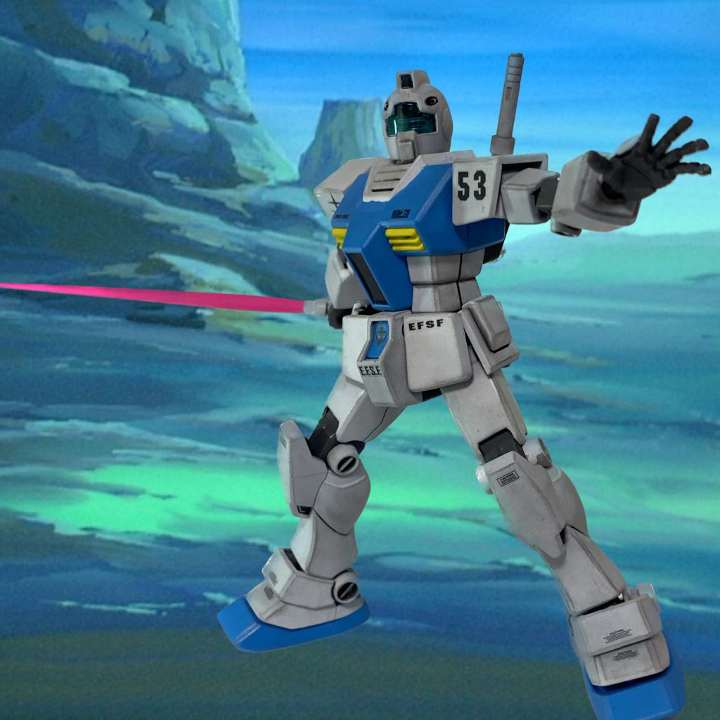 エコプラ ジムとガンダムのミキシング｜丸五ワークスさんのガンプラ作品｜GUNSTA（ガンスタ）