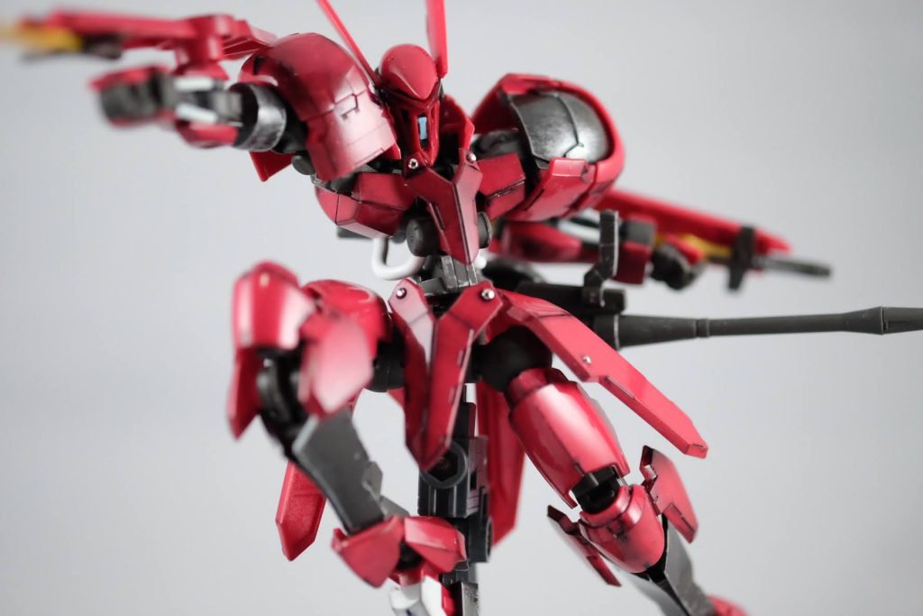 ヴァルキュリアブレードを突き刺すポーズ