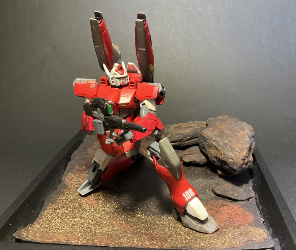 上腕と肘関節はV2からいただきました。頭部はガンキャノンに寄せるため、ヘキサタイプ一択です。