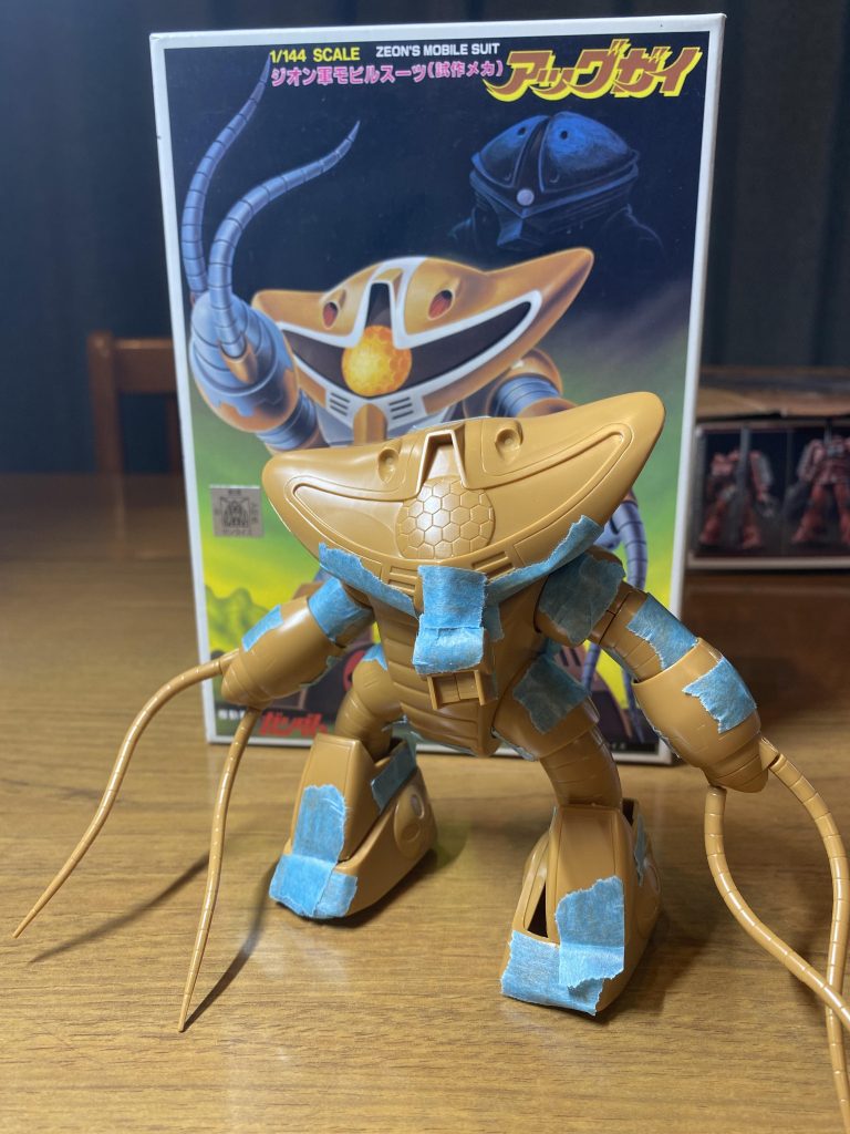 仮組みです。スタイルはいい感じだったので無改造に。