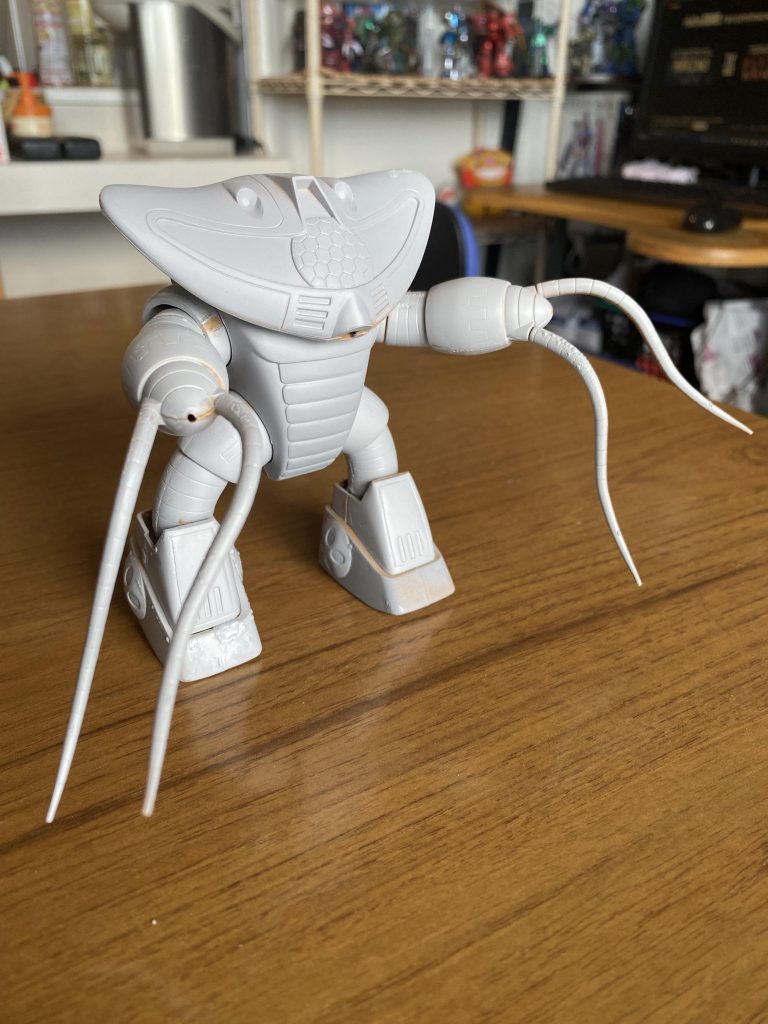 サフ吹き。この時点ではどんなカラーにするか決まってなかったです。