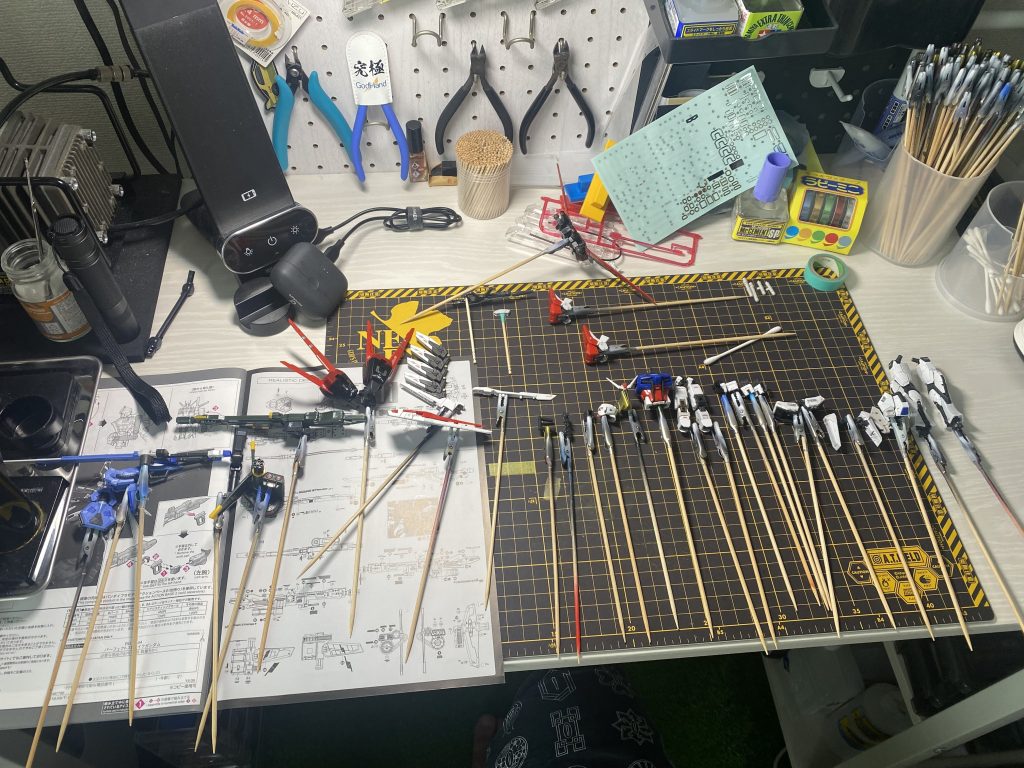 ツヤ消しトップコート前