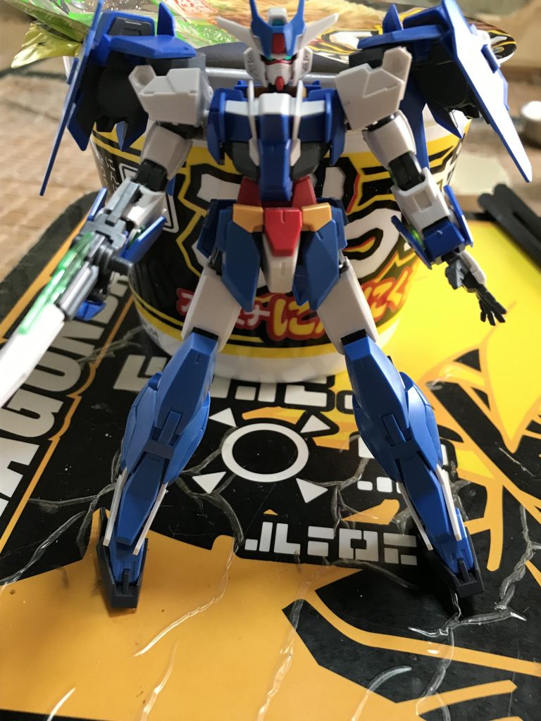 およそ3年前に 制作した ガンプラなので 多分 素組み工程だと思います。
