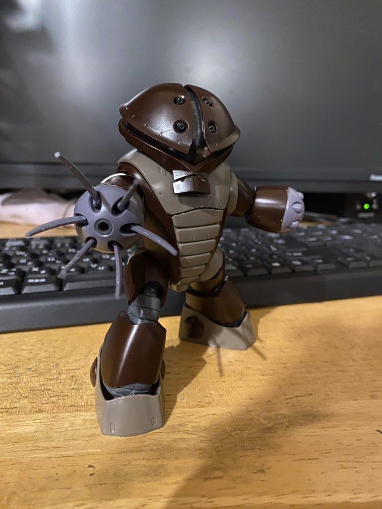 仮組状態。これだけで十分カッコイイ。