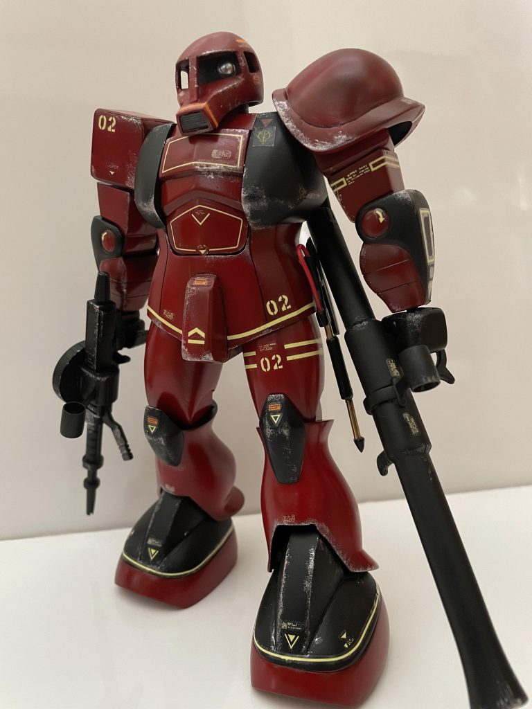 初めての水転写デガールです。所々ボロボロです。難しい〜。