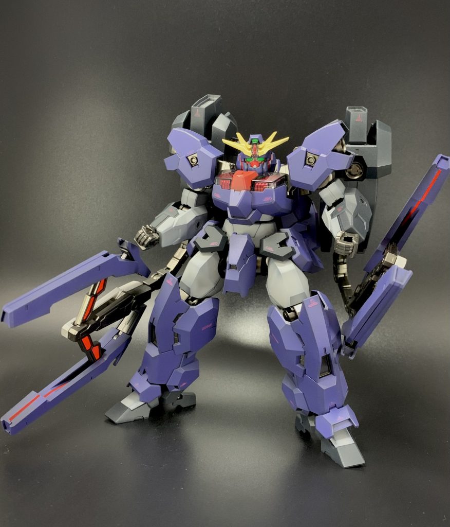 アトミックシザース(フェーズドアレーキャノン)展開。ウルとソーン、2体分のキャノンを贅沢に使いました。