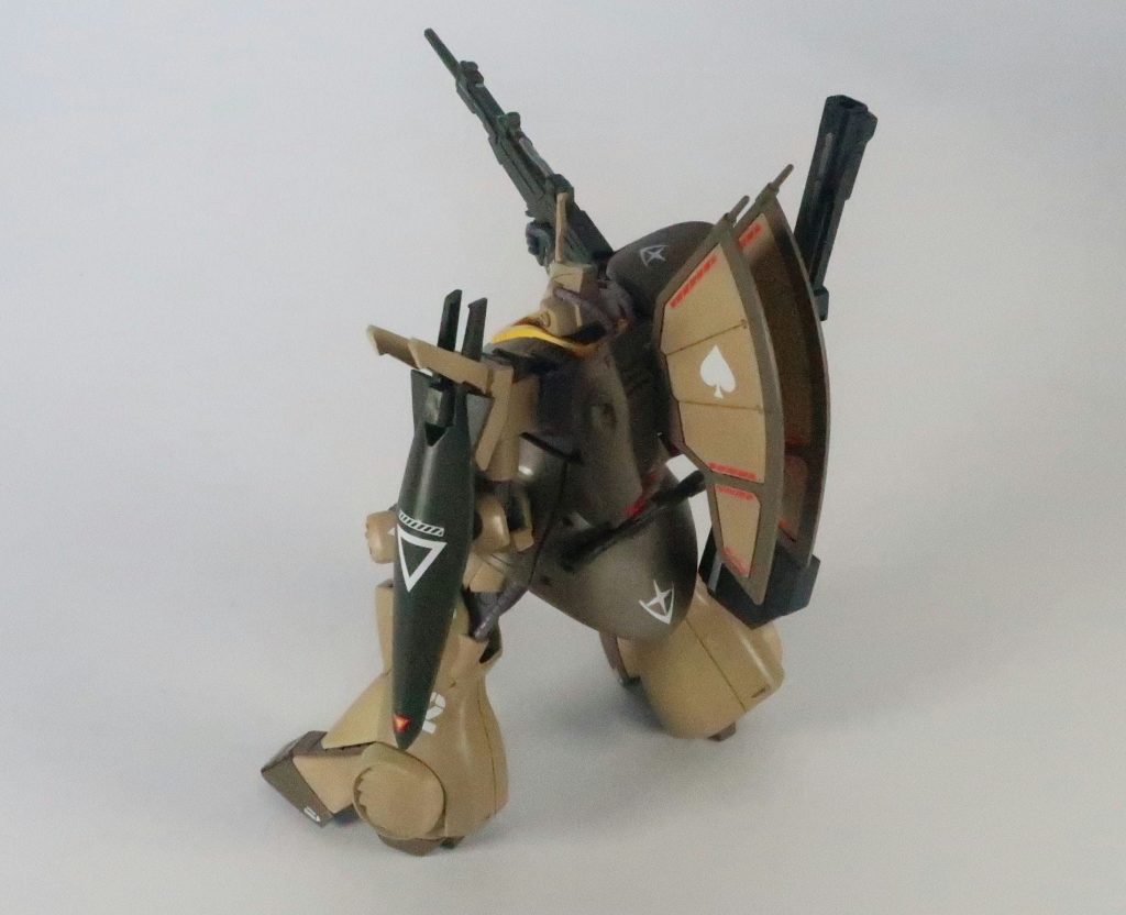 ティターンズ崩壊後は、ハマーンのネオジオンとの戦いに投入された。しかし、ダブリンへのコロニー落しでカラバが事実上壊滅した後に本機がどのような経緯を辿ったかは不明である。