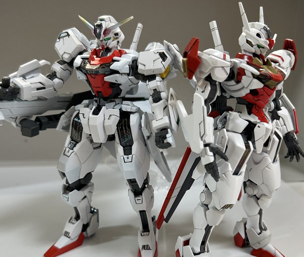 以前に作ったエアリアルと一緒に。