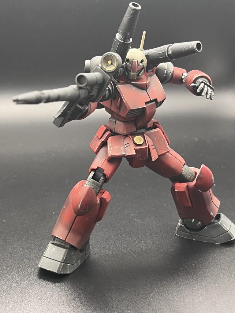 ドライブラシをやると一気に金属感が出ていいですね。