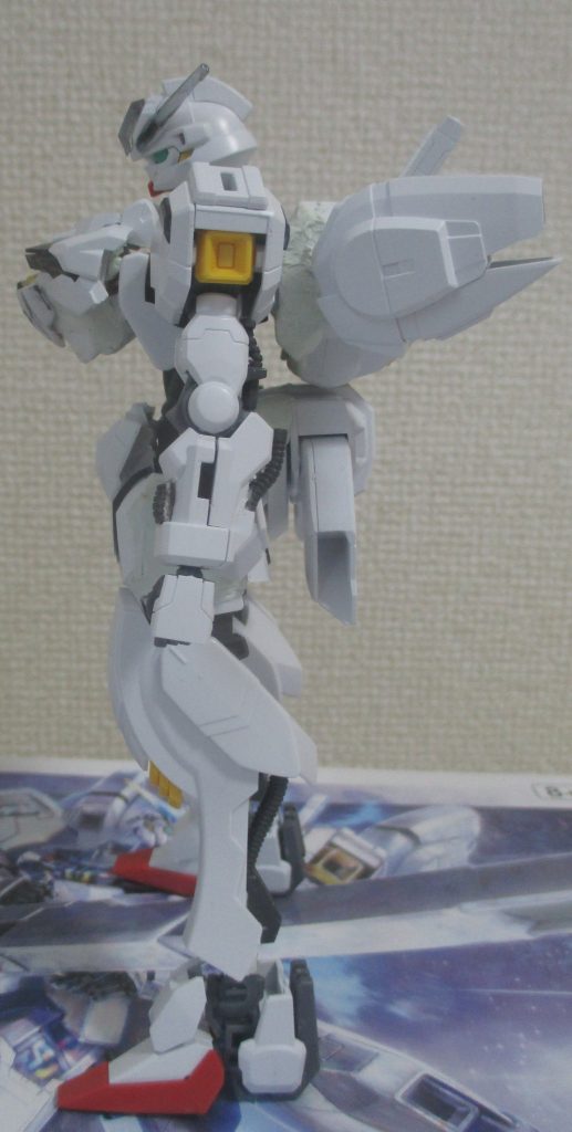 塗装しやすいよう、太股のシールは貼ってません(他部分は貼ってます)w