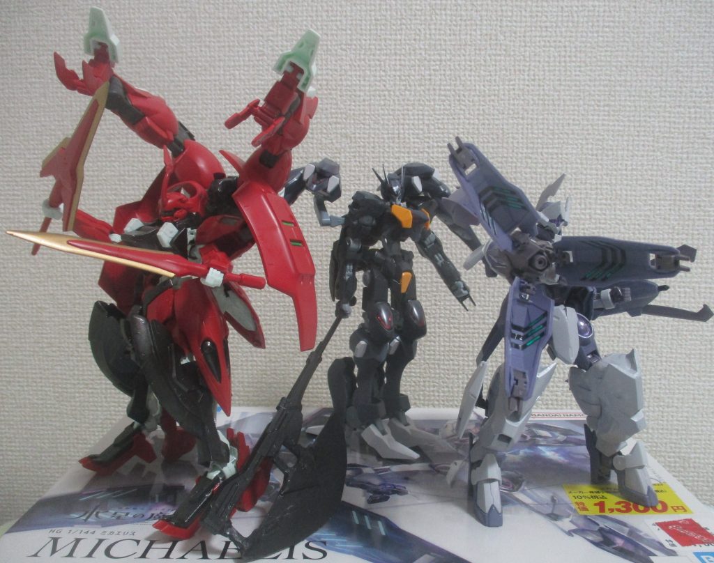 バルベリト(鉄血版ダリルバルデ)、フォラス(鉄血版ファラクト)との揃い踏み!!!