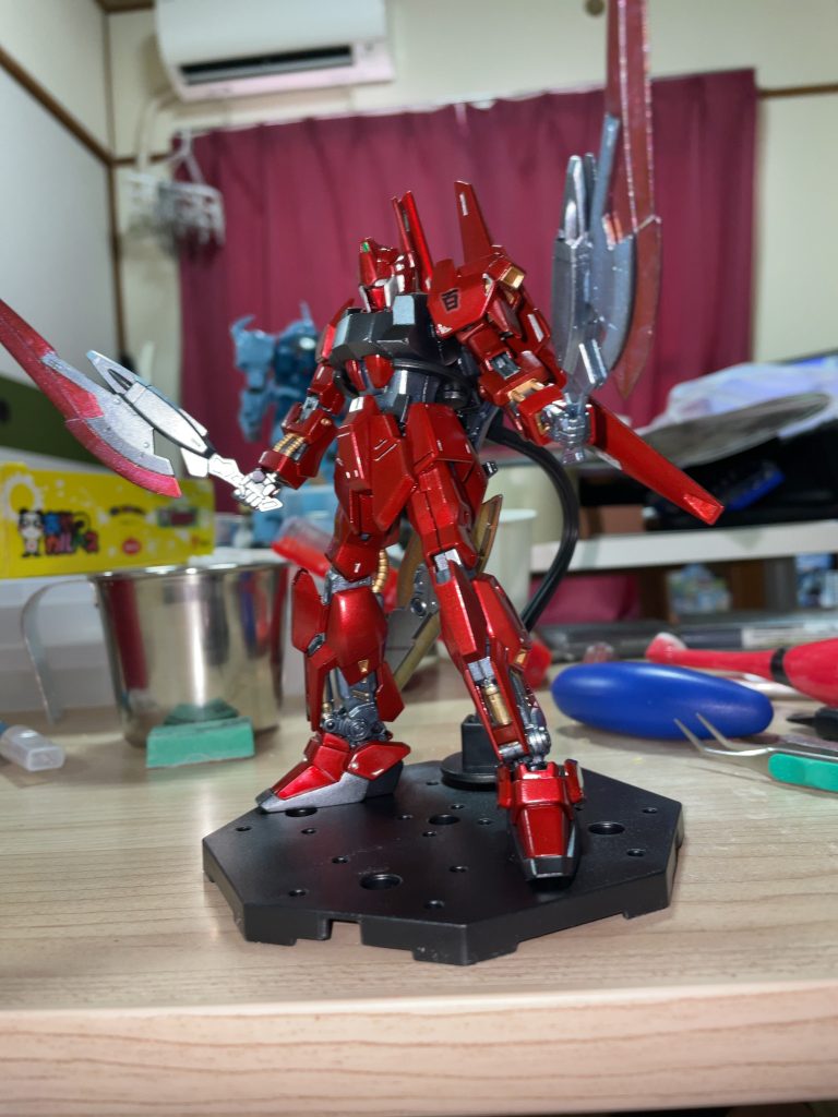 MSN-00100 百式 red strike–5枚目/制作者：薩摩模型塗装工務店